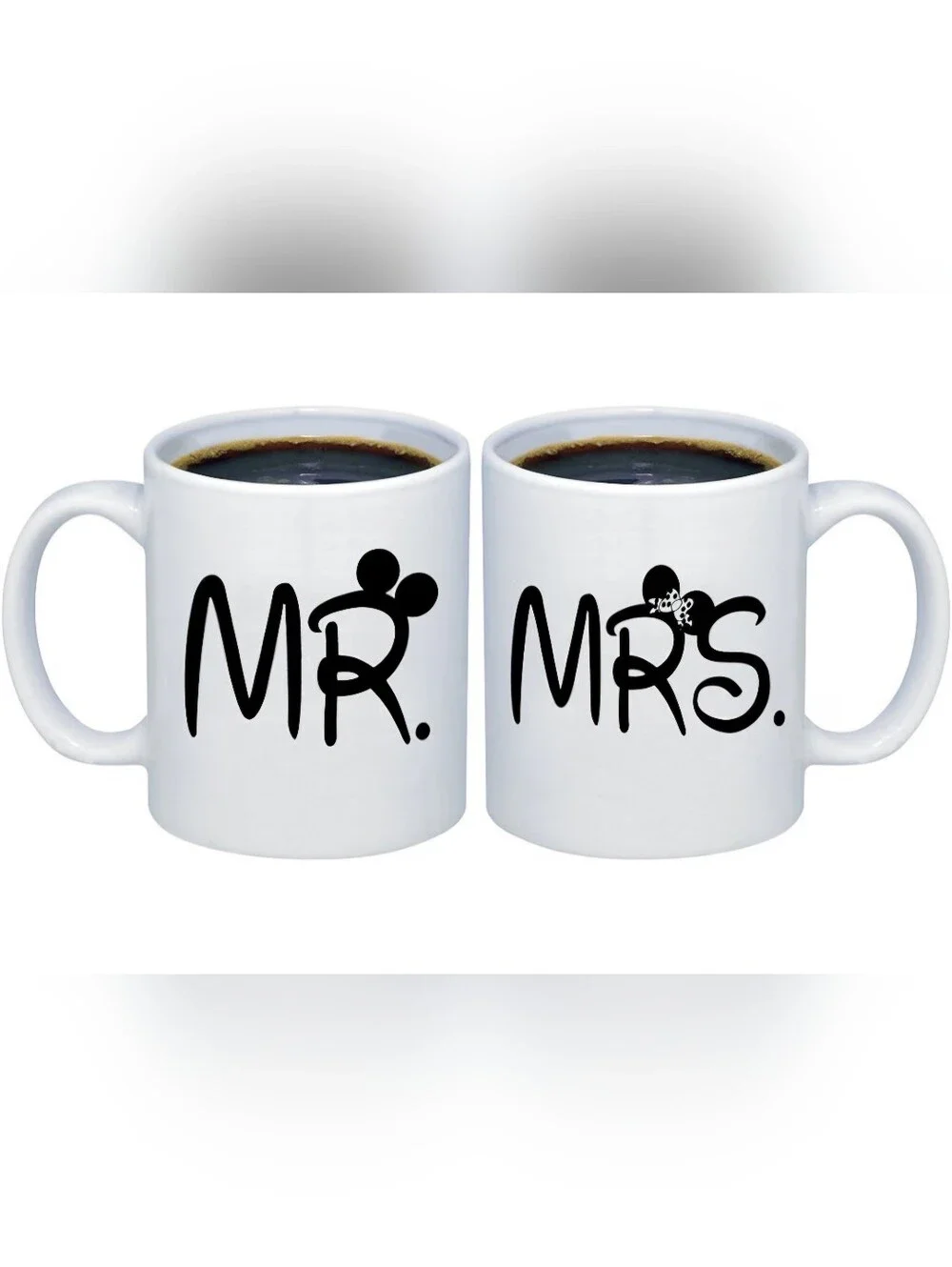 NIB Mr. & Mrs. Mickey/Minnie Ceramic Mugs